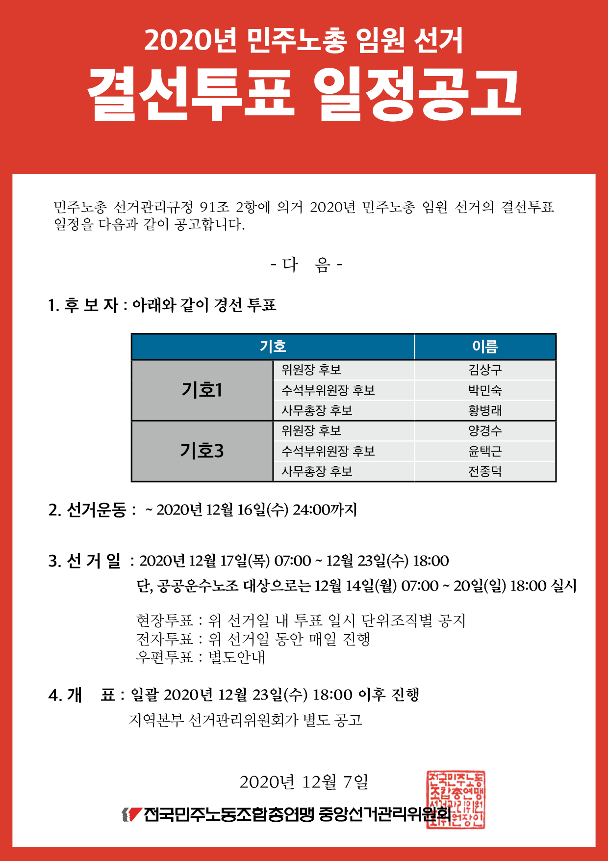 1. 결선투표 일정공고_민주노총임원선거.png